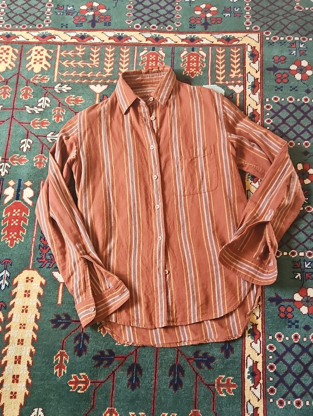 4 Objects Japanese Flannel Work Shirt Size 1